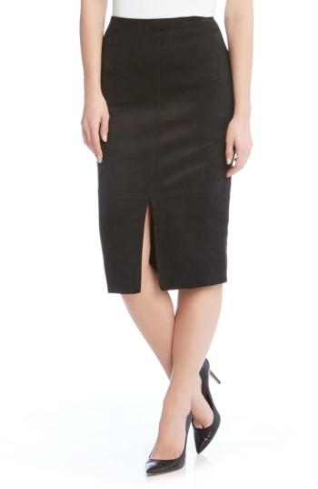 Women's Karen Kane Faux Suede Pencil Skirt