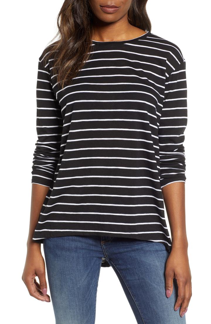 Women's Caslon Slub Tunic Tee - Grey