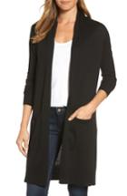 Women's Michael Michael Kors Extra Long Easy Cardigan - Black