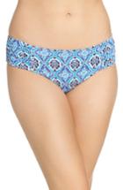 Women's Tommy Bahama Tika Tiles Reversible Bikini Bottoms - Blue