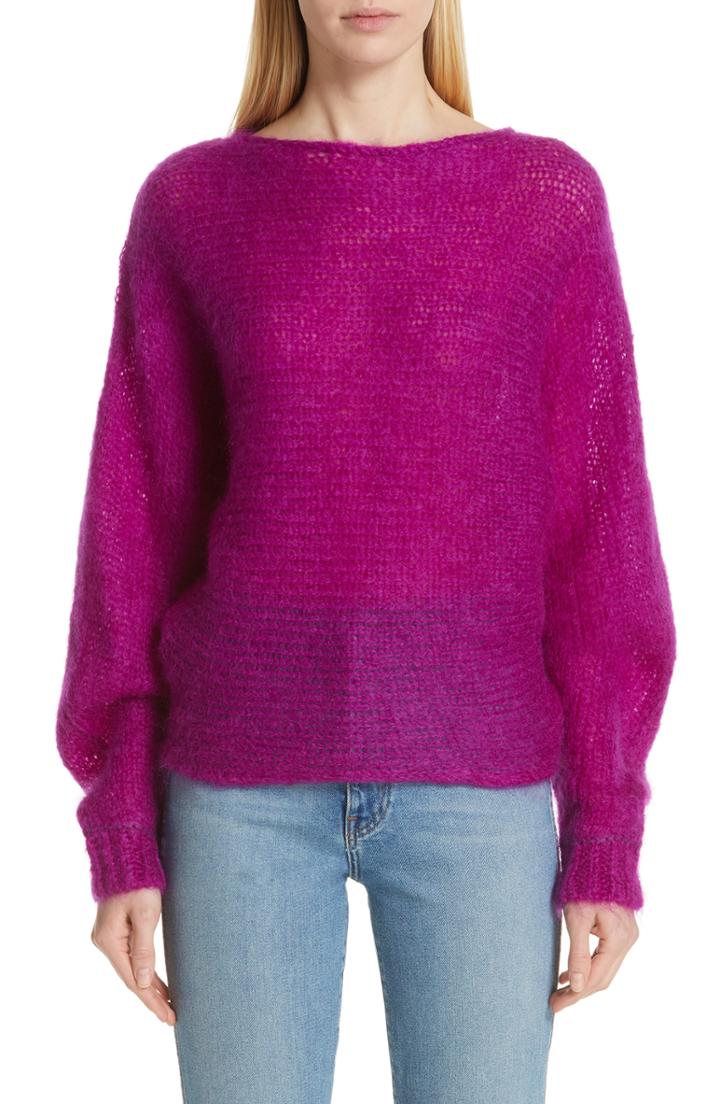 Women's Simon Miller Fay Mohair & Wool Sweater - Purple