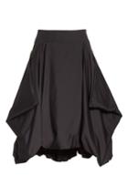 Women's J.w.anderson Drape Pockets Pleated Skirt Us / 12 Uk - Black