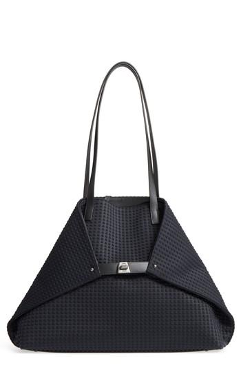 Akris Medium Ai Techno Convertible Satchel - Black