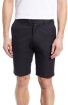 Men's Bugatchi Flat Front Shorts - Black