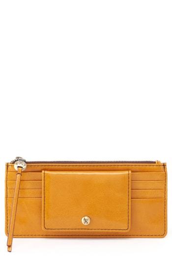 Women's Hobo Amaze Leather Wallet - Yellow