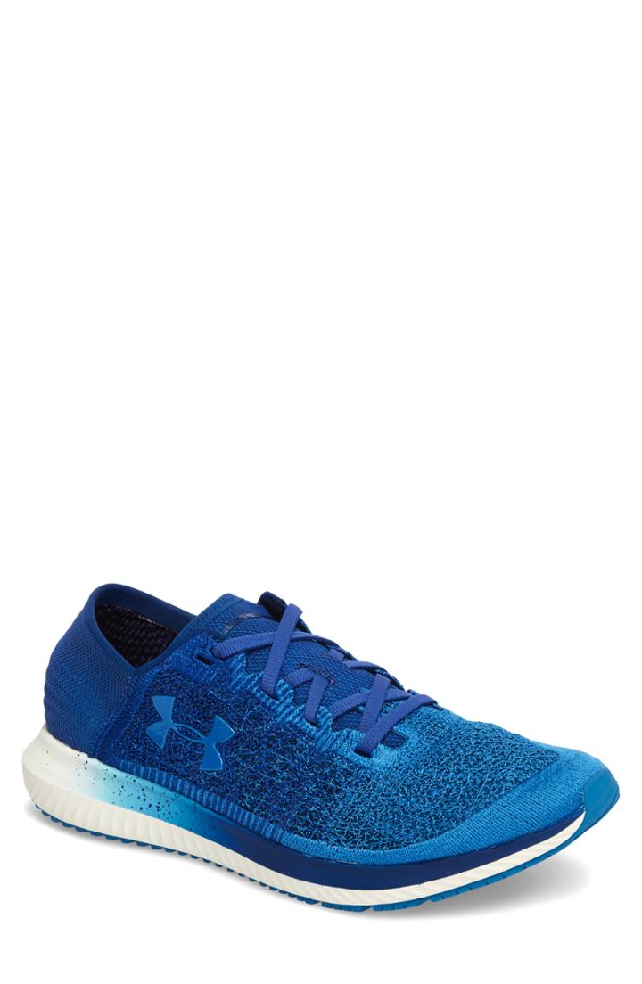 Men's Under Armour Threadborne Blur Running Shoe .5 M - Blue