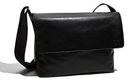 Men's Jack Spade 'mill' Leather Messenger Bag - Black