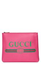 Gucci Logo Leather Pouch -