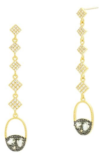 Women's Freida Rothman Rose Dor Drop Earrings