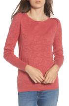 Women's Hinge Puff Sleeve Pullover, Size - Pink