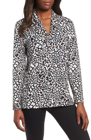 Women's Chaus Siberian Feline Top - Black