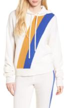 Women's Juicy Couture Stripe Cashmere Hoodie - White