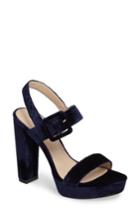 Women's Pelle Moda Paloma Platform Sandal M - Blue