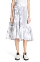 Women's 3.1 Phillip Lim Stripe Corset Waist Skirt