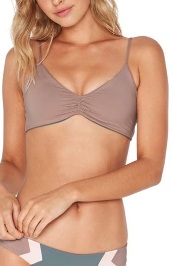 Women's L Space 'haley' Reversible Bikini Top - Green