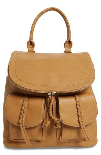 Sole Society Dixon Faux Leather Backpack - Brown