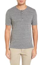 Men's Goodlife Split Hem Henley - Grey