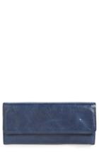 Women's Hobo 'sadie' Leather Wallet - Blue