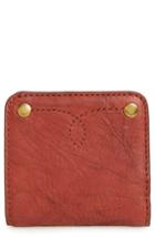 Women's Frye Small Campus Rivet Leather Wallet - Red