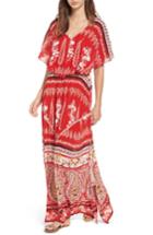 Women's Raga Luisa Ruffle Maxi Dress - Red