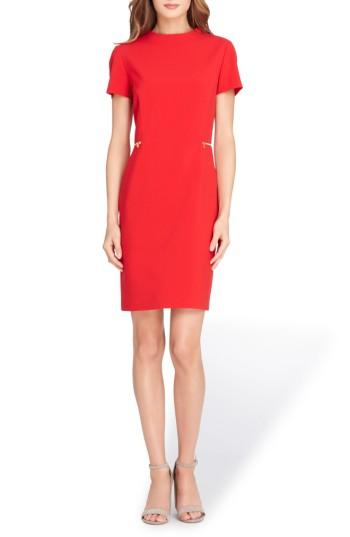 Women's Tahari Mock Neck Sheath Dress