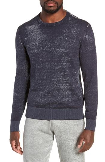 Men's Mills Supply Kruse Reverse Print Sweater - Black