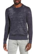 Men's Mills Supply Kruse Reverse Print Sweater - Black
