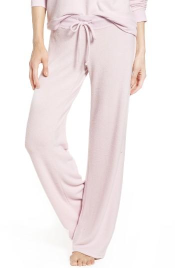 Women's Make + Model 'best Boyfriend' Brushed Hacci Lounge Pants - Pink