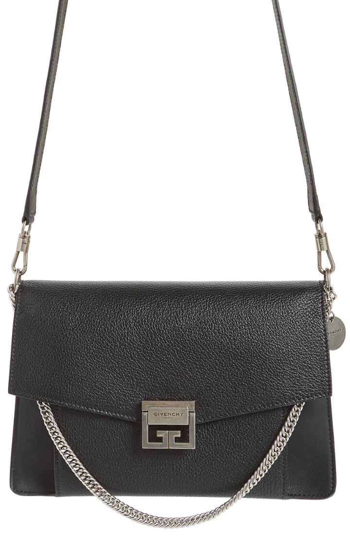 Givenchy Gv3 Goatskin Leather Shoulder Bag -