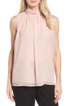 Women's Vince Camuto Ruffle Neck Blouse - Pink