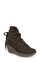 Women's Fly London 'yama' Bootie -9.5us / 40eu - Green