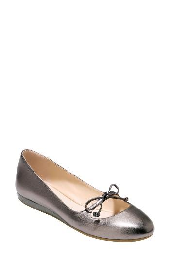 Women's Cole Haan Faris Ballet Flat M - Metallic