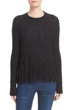 Women's A.l.c. Andreas Fringe Silk Blend Sweater