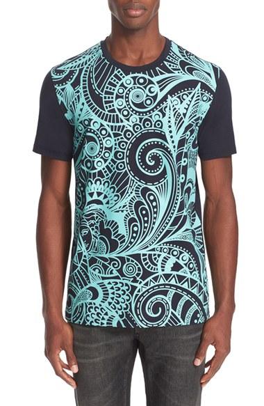 Men's Versace Collection Print Front T-shirt