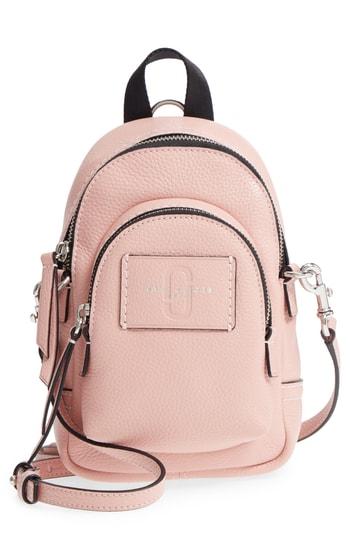 Marc Jacobs Mini Double Pack Leather Crossbody Bag - Pink
