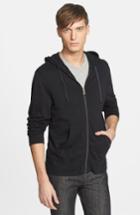 Men's James Perse Classic Zip Hoodie (s) - Black