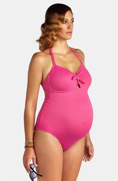 Women's Pez D'or One-piece Maternity Swimsuit - Pink