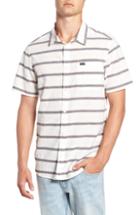 Men's Rvca Outer Sunset Woven Shirt, Size - Ivory