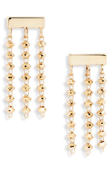 Women's Poppy Finch Shimmer Baby Tassel Earrings