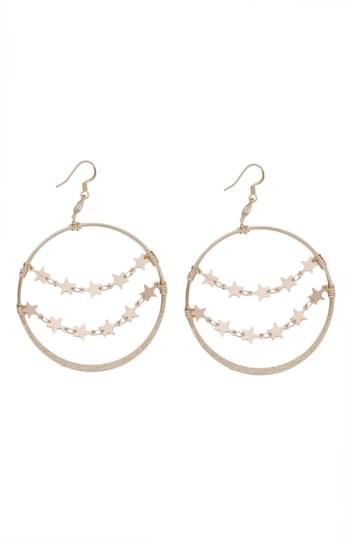 Women's Gemelli Constellation Frontal Hoop Earrings