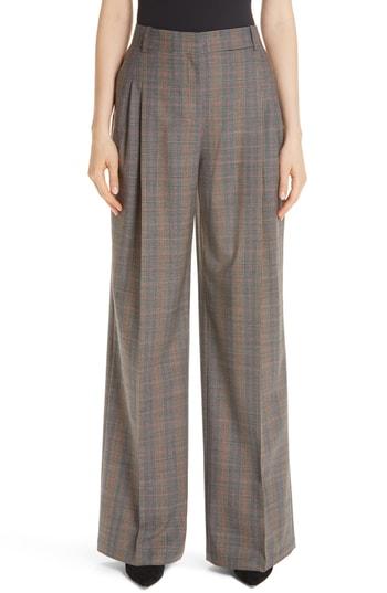 Women's Lafayette 148 New York Quincy Stretch Wool Pants - Grey