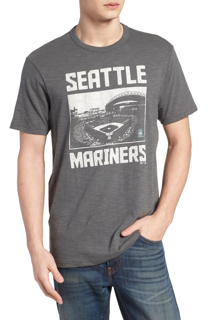 Men's '47 Mlb Overdrive Scrum Seattle Mariners T-shirt