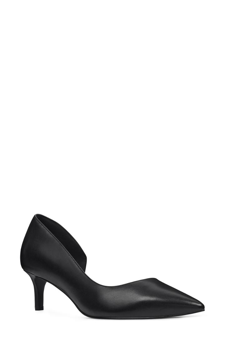 Women's Nine West Fiacre Half D'orsay Pump .5 M - Black