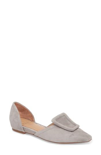 Women's Linea Paolo Sophie D'orsay Flat M - Grey