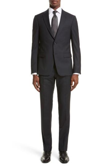 Men's Z Zegna Drop 8 Trim Fit Stripe Wool Suit