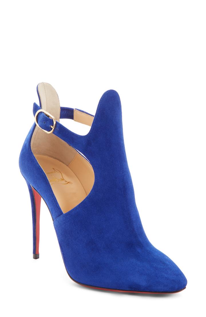 Women's Christian Louboutin Canadada Bootie .5us / 35.5eu - Blue