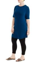 Women's Universal Standard For J.crew Crewneck Tunic, Size - Blue