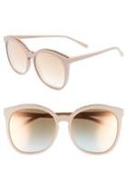 Women's Stella Mccartney 59mm Cat Eye Sunglasses - Pink