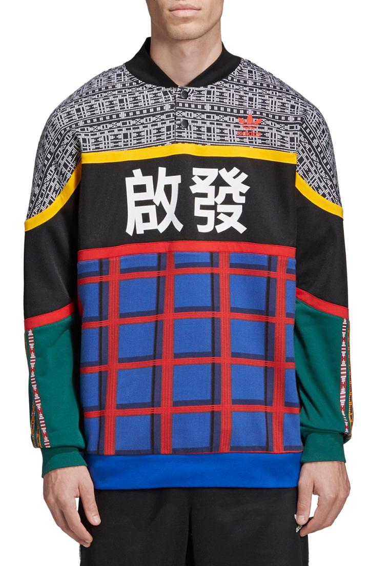 Men's Adidas Originals X Pharrell Williams Solar Hu Pullover Sweatshirt
