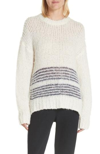 Women's Rag & Bone Iceland Wool Blend Sweater, Size - Ivory